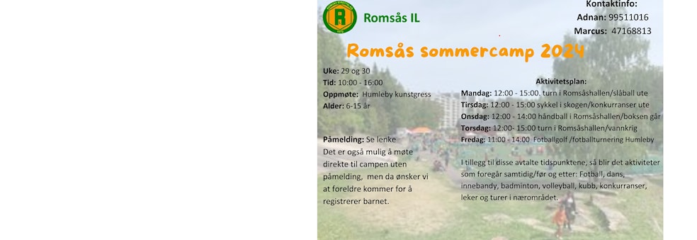 Romsås sommercamp 2024